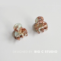 Синий коричневый рисунок (одна пара)