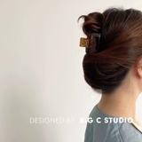 Аксессуар для волос, квадратная брендовая высокая заколка-крабик, акула, заколка для волос, Южная Корея, изысканный стиль