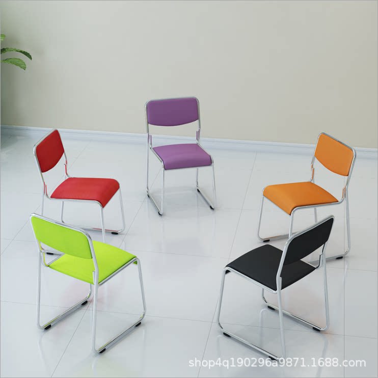 Simple meeting chair backside armchair chair chair training chair training chair folding chair training with table board