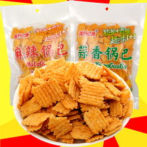 Hemp Spicy Pan Ba 160g Garlic Aroma Large Package Puffed Fried Food Coarse Cereals Office Small Eat Snack Whole Box
