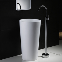  Art column basin Integrated wash basin Basin Balcony wash basin Bathroom Floor-to-ceiling mini wash basin Hotel