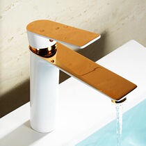  All-copper hot and cold water faucet Column basin Basin Basin Basin Washbasin Washbasin Basin basin Paint faucet