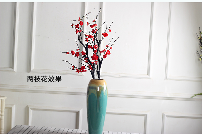 Cành dài cành mận khô hoa giả hoa nụ hoa phòng khách sàn hoa mận đào hoa cao cành khô trang trí hoa cưới - Hoa nhân tạo / Cây / Trái cây hoa lan hồ điệp giả