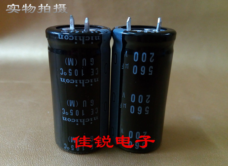 New 200V560UF nichicon Nikon Nikon electrolytic capacitor hard foot import spot