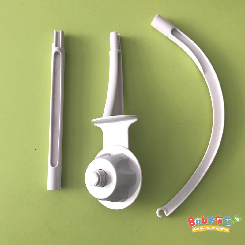 Handmade DIY accessories Single Clockwork Music Swivel Headboard Music Bell Bracket Rod hanging Suzuki Baby headbell Bells Shake Basket