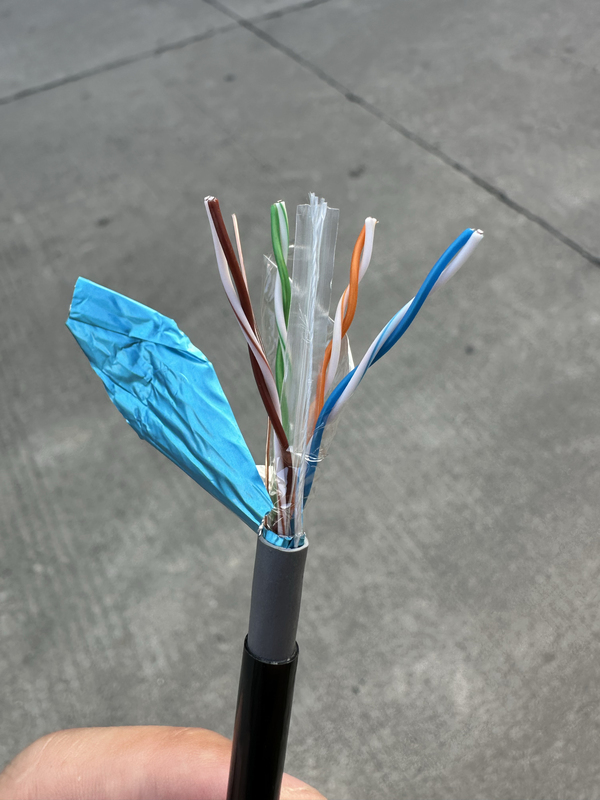 Cat6 Ftp Cable Cca 23Awg Category 6 Copper-Clad Aluminum Single Shielded Shielded Network Cable 300m