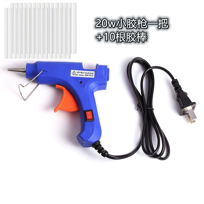 Súng Bắn Keo Lớn Súng Bắn Keo Nhỏ 100W Súng Bắn Keo 20W Nhà Mẫu Giáo Trẻ Em Handmade Diy Điện súng Bắn Keo Nóng Dây keo nến silicon súng bắn keo nến