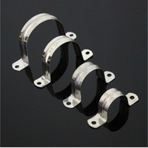 Galvanized riding horse card pipe clamp U-type card throat hoop clamp clamp clamp