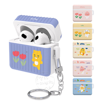 South Korea Kakao Fart Peach Ryan Authentic applies Apple AirPods PRO 3 generation headphone Anti-fall shell protective sheath