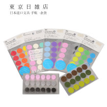  Japan original stalogy Washi Sticker Dot diary Hand account Notepad Translucent decorative Sticker patch