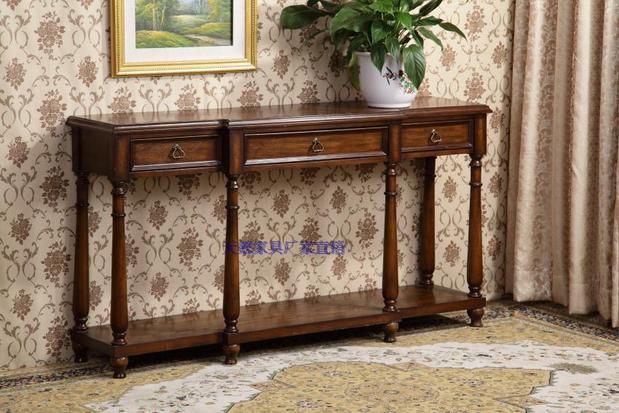 Bán nóng gỗ retro Mỹ hiên bảng phân vùng dải cuối hành lang lối đi bên tường lối vào hội trường đồ nội thất cho bàn - Bàn / Bàn bàn gỗ nguyên tấm