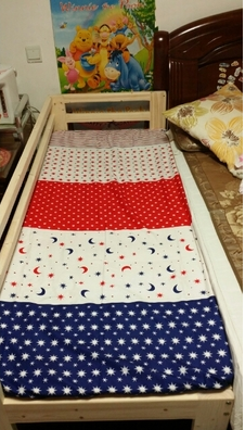 Miễn phí trẻ em vận chuyển guardrail giường mở rộng giường đôi giường phụ kéo dài cho trẻ em khâu giường ngủ giường có thể được tùy chỉnh để chiến đấu - Giường giường ngủ gỗ sồi