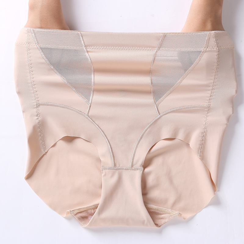 In the waist to accept abdominal pants female cotton crotch high waist plastic body bundle waist postpartum abdominal fat MM large size
