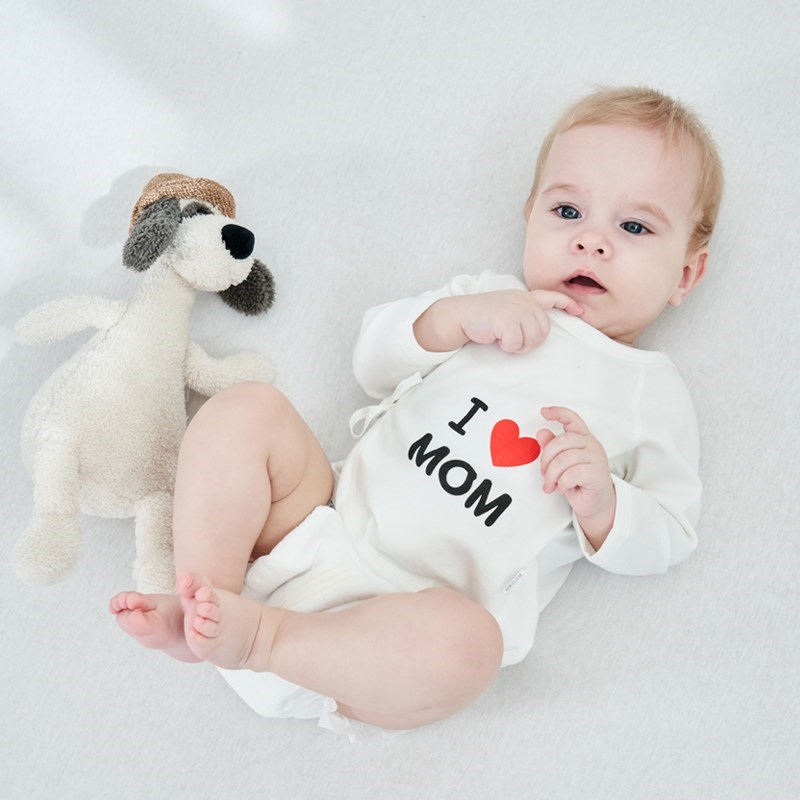 Newborn baby half-back autumn clothes four seasons 0-3-6 early birth baby supplies single piece monk clothing cotton top