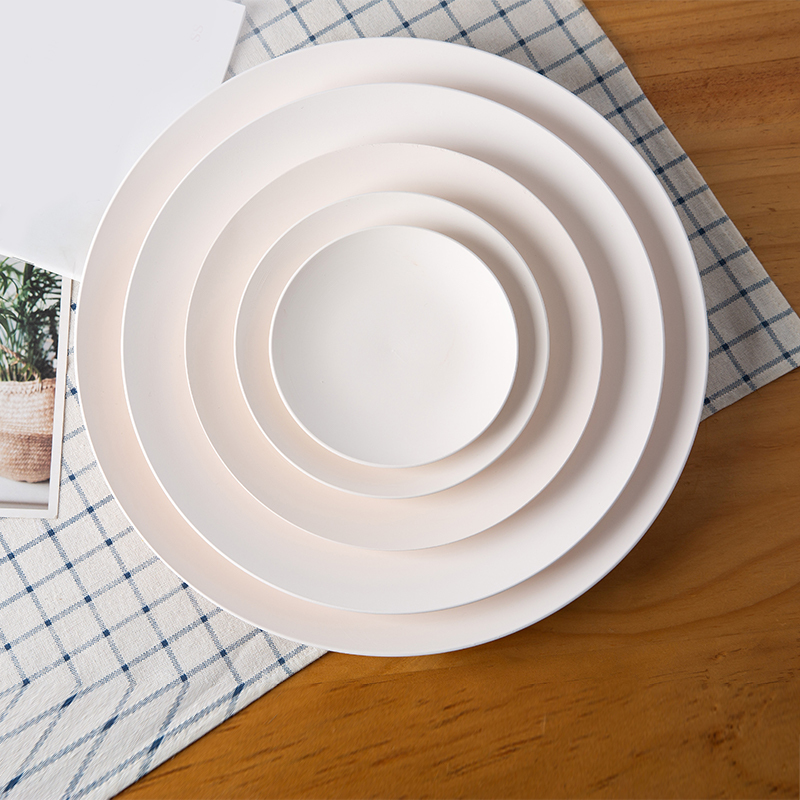 Plain Ceramic Plates, Ceramic Blanks, DIY Semi-Finished Products, School Painting and Graffiti, Underglaze Color, Plain-Fired Blanks, Jingdezhen