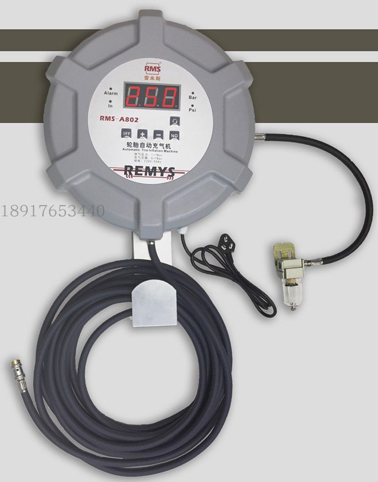 Factory Direct Sales Remis Automatic Auto Tire Inflator Preset Pressure Inflatable Exhaust RMS-A802