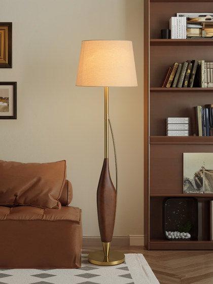 Medieval Style Modern Elegant Decorative Floor Lamp New Chinese Style Living Room Bedroom Sofa Next to Tea Room Reading Atmosphere Lamps
