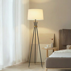 Simple Modern Tripod Floor Lamp for Living Room, Study, Bedroom, Bedside, Light Luxury, Internet Celebrity, Warm Standing Table Lamp
