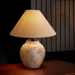 Wabi-Sabi Style Bedside Lamp Table Lamp B&B Bedroom Living Room Desk Art Decoration Ornaments Antique Style Retro Lamps