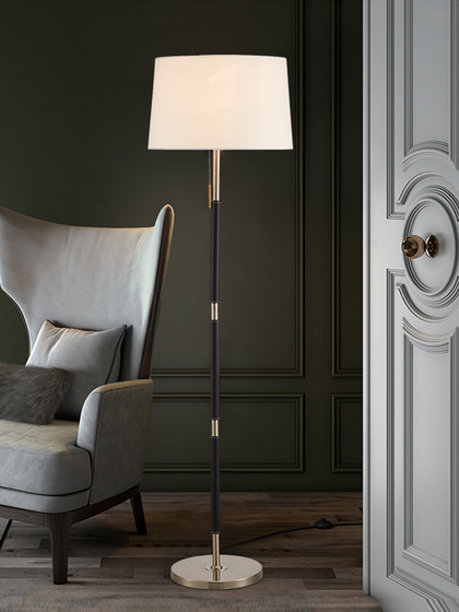Nordic American Modern Minimalist Floor Lamp Living Room Study Bedroom Bedside Creative Warm Remote Control Standing Table Lamp