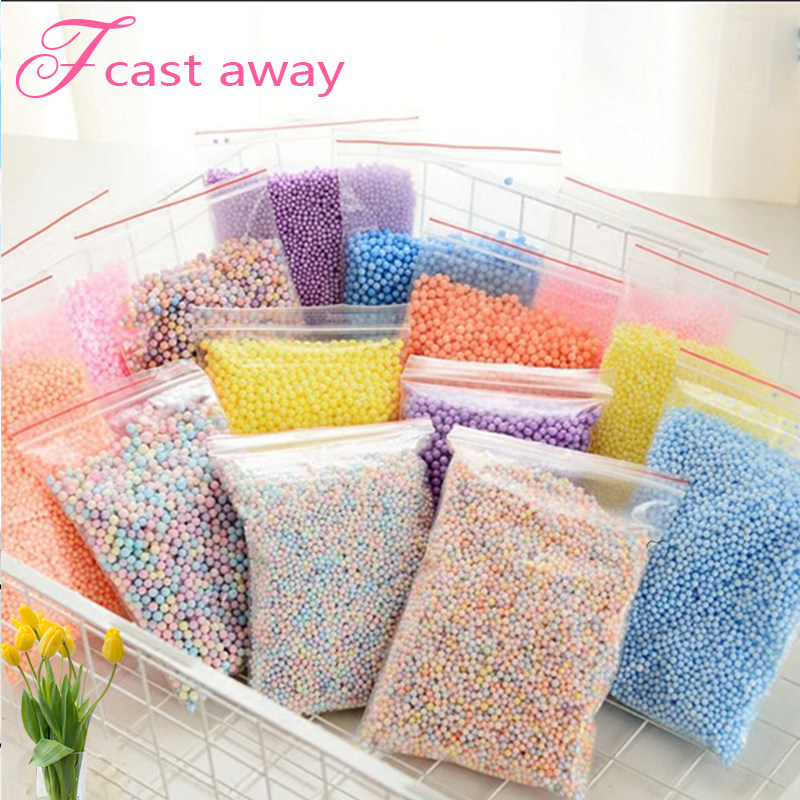 Macaroon foam ball ball ball flow planet gift box decoration slime filler color small particle foam