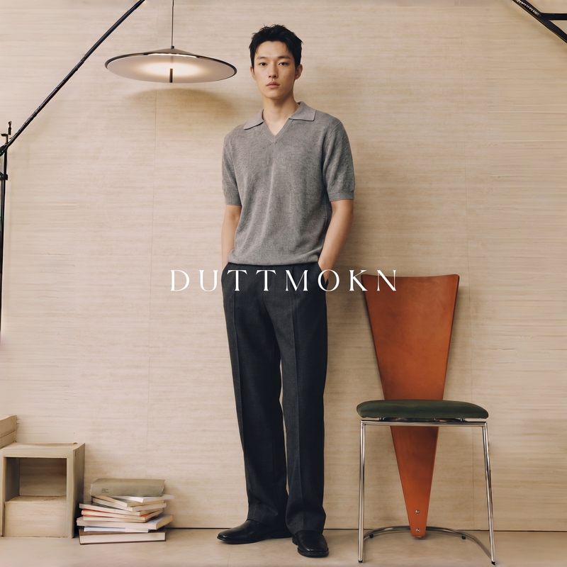 Duttmokn【Japanese Imported Nikke Colored Yarn 100% Wool】High-End Aur Style Double-Pleated Casual Trousers