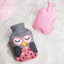 热水袋注水暖宝宝可拆洗送针织套