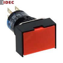 AB6G-A1R imported from Japan idec and spring AB6G-A2G self-locking button switch A6G-M1LS rectangle 16mm