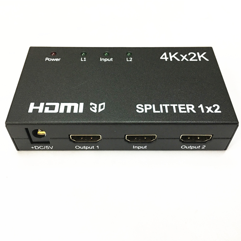 HDMI split screen 1 in 2 out HD 1 minute 2 dispenser computer host to pick up 2 TV display projectors