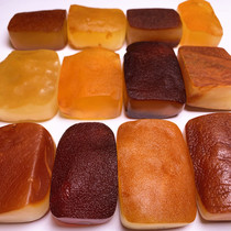 Hot selling natural amber beeswax raw stone raw leather pendant raw mineral non-optimized brand water drop handle piece