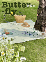 Fishermans Original Oxford Cloth Waterproof Picnic Mat Moisture-proof Mat Outdoor Camping Picnic Portable Cute Spring Outing Beach Cloth