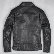 2021 autumn and winter Harley leather mens stand collar casual cowhide locomotive clothing leather jacket jacket jacket cycling suit