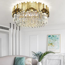 Modern Light Extravaganza Living-room Headlights Villa Minima Restaurant Stainless Steel K9 Princess Round Bedroom Crystal Suction Dome