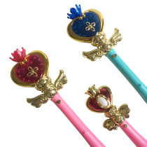Childrens magic wand toy little magic fairy princess girl gift glowing fairy stick 3-5-6 years old