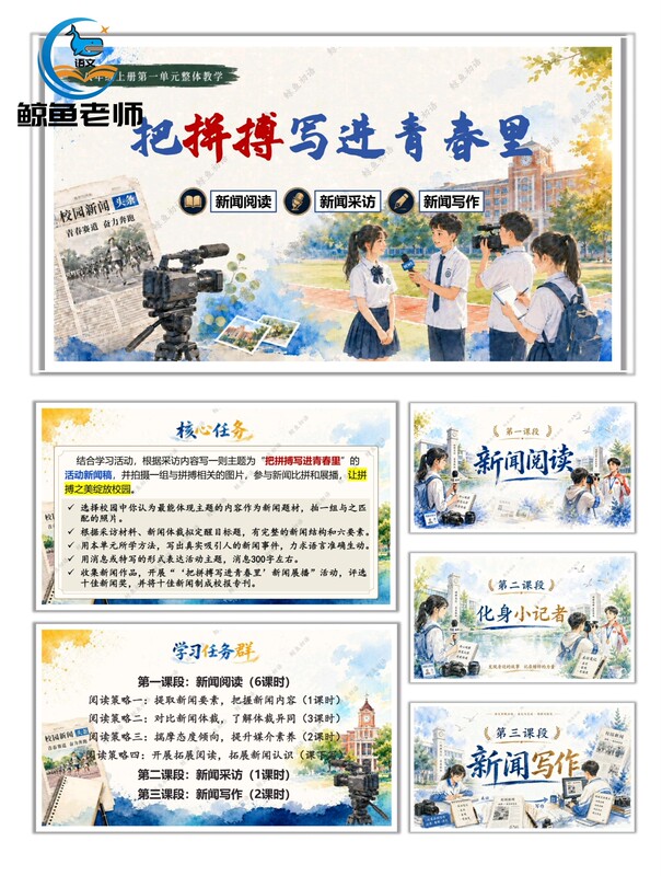 Unit 1 of the Eighth Grade Curriculum: "Writing the Struggle into Youth" - News Reading + News Interviews + News Writing