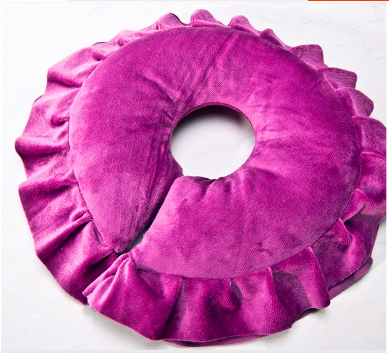 Beauty lying pillow u-shaped pillow face pillow removable and washable neck protection health care pillow foot bath massage pillow beauty salon lying pillow