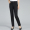 Pure black spring and autumn single pants