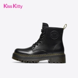 Kiss Kitty British Martin Boots Tide Cool INS Женские ботинки Мотоциклетные ботинки толстые нижние толстые сапоги на каблуках SA21725-36