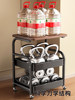 Used Snack Storage Rack, Floor-Standing, Movable Coffee Table, Living Room Sofa Side Table, Bedside Storage Rack, Small Trolley
