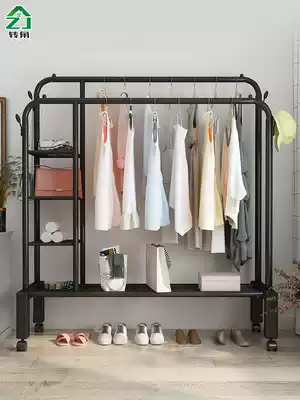 Simple wardrobe rental room hanger dormitory fabric clothes rack home bedroom storage small apartment iron frame