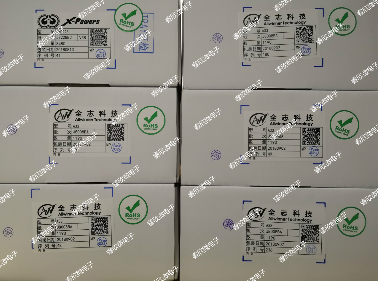 ALLWINNER ALLWINNER A133 A20 A20T A33 A40i A50 A63 A64 A83T T3 T3L