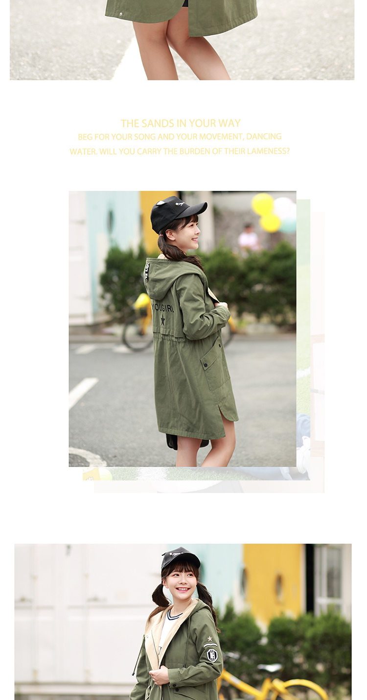 Trench pour femme NIFFEILU     en Coton - Ref 3226542 Image 7