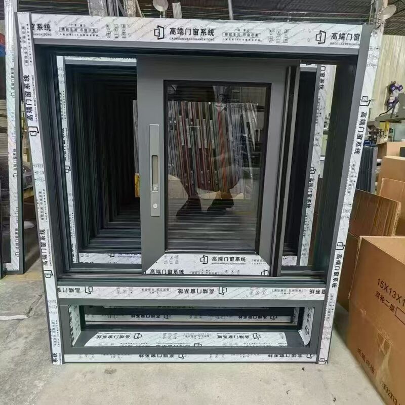 110 Double-Glazed Six-Track Sliding Window 2.0 Thick with Screen Window, Shipped from Foshan 110 Double-Glazed Six-Track Sliding Window 2.0 Thick with Screen Window, Shipped from Foshan