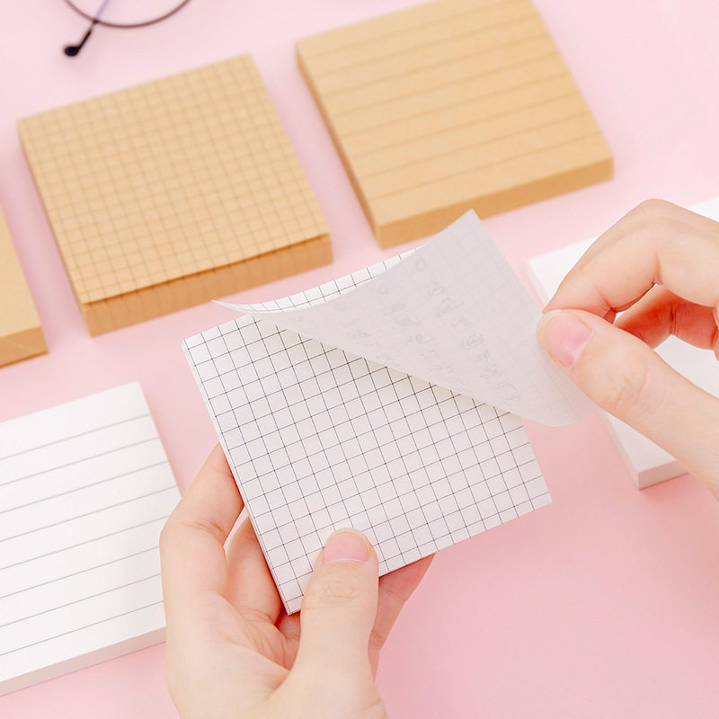 Creative post-it note blank horizontal line note pad students can leave ...