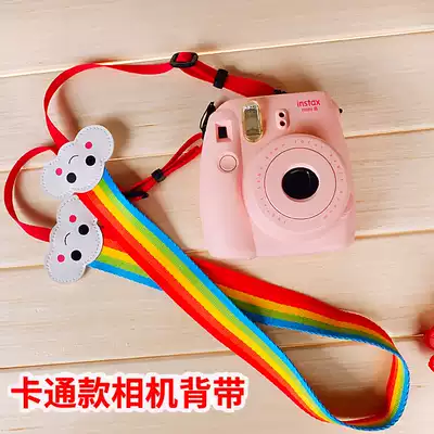 Fuji Polaroid Camera accessories Baby bag messenger shoulder strap Mini 25 7s 85090 Cute cartoon stripes