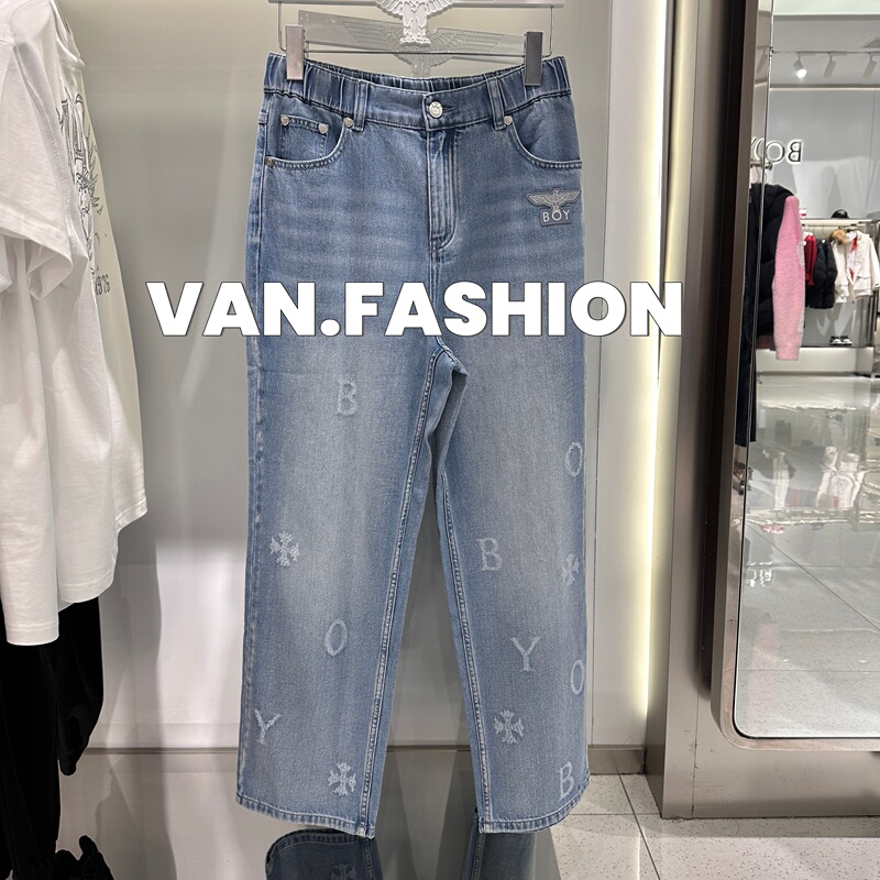 Boy London Genuine Product from the Store 26 Spring Printed Straight-Leg Jeans B261M5500206 799