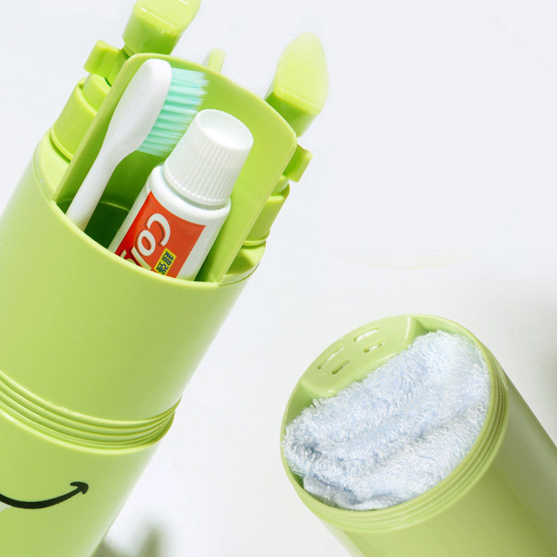 Travel wash cup set for business travel travel toiletries toothbrush toothpaste storage wash bag portable sub-bottle