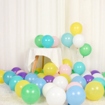 Matte balloon round thickened childrens adult birthday party decoration scene arrangement supplies baby year wholesale