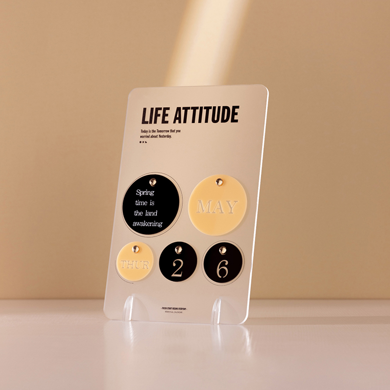 2022 acrylic Gregorian lunar calendar A small calendar desktop Calendar Lunar Calendar Desktop Pendulum of Creative Jane Joins Wind