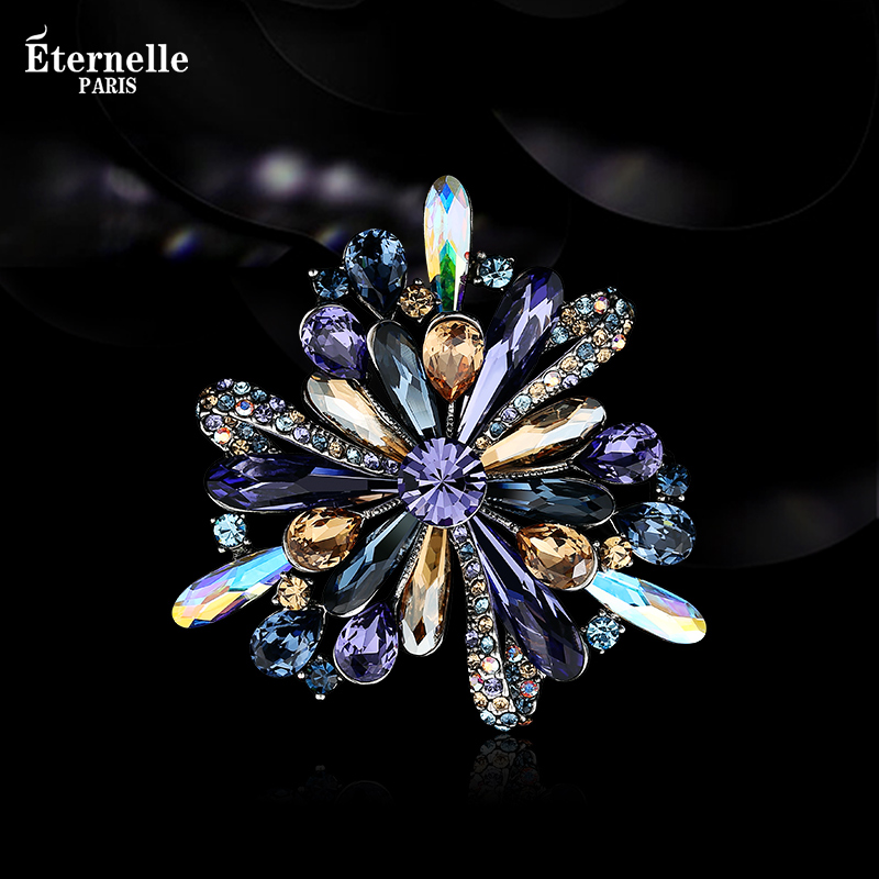 French Eternelle original design brooch high-end femininity autumn winter is fitting pin neckline corsage